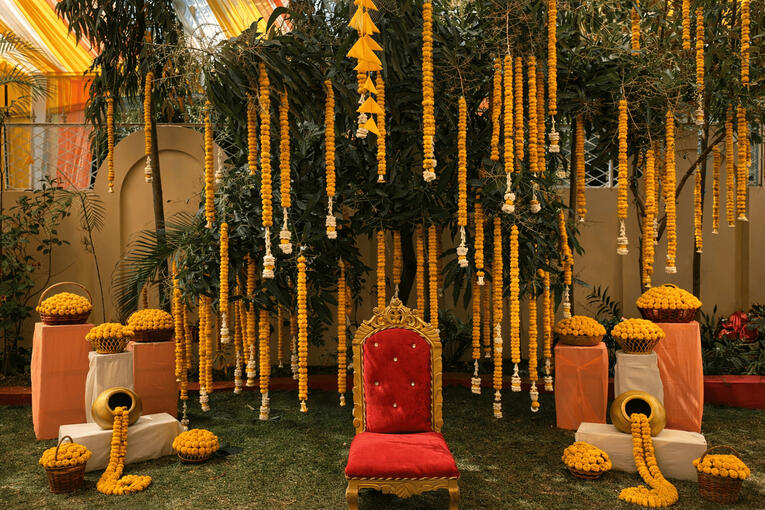 Swarna Marigold (Haldi Decor)